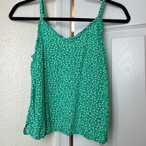 Old Navy Green Sleeveless Camisole with Spaghetti Straps